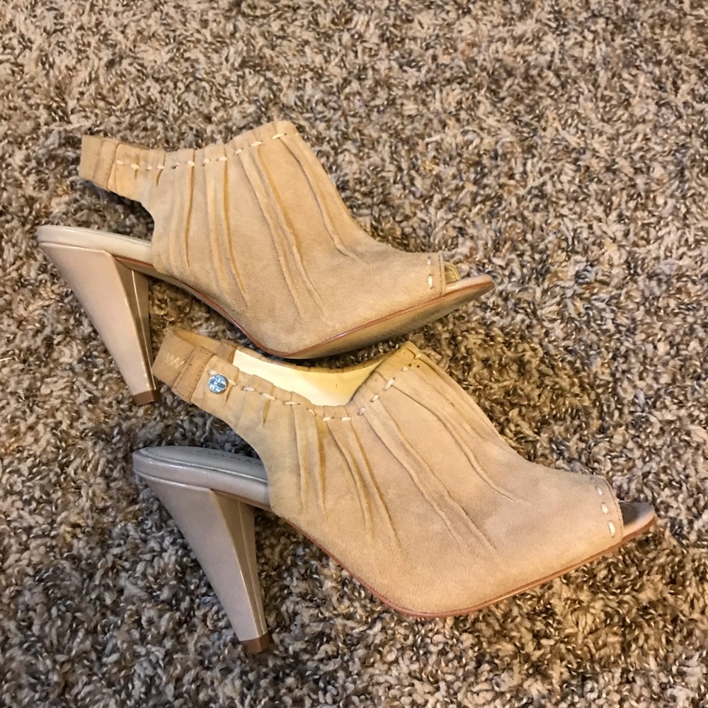 Calvin Klein Suede Heels